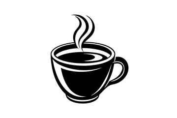 Creative Coffee Cup Line Art Vector Illustration for Craft
