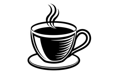 Coffee Cup Line Art Vector Illustration for DIY Projects
