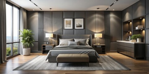 Create a contemporary look with sleek black bedroom furniture, blending style and comfort. Perfect for modern interiors, it adds a touch of