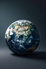 Fototapeta premium Captivating View of Planet Earth Showcasing the Beauty and Complexity of Our Global Home
