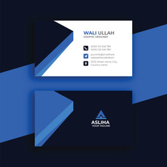 Fototapeta premium Business card design - clean business card