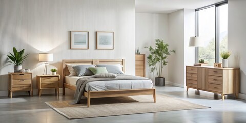 Elevate your minimalist design projects with our transparent bedroom furniture PNGs. These pieces combine elegance and simplicity, creating a