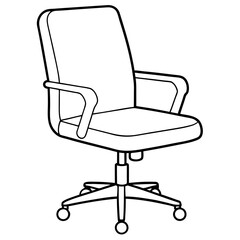 black office chair