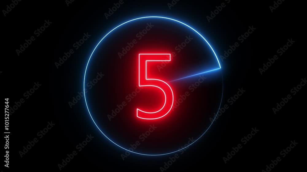 Poster 10 seconds countdown lightning 4k timer clock zoom sparks glowing trending beautiful top ten countdo
