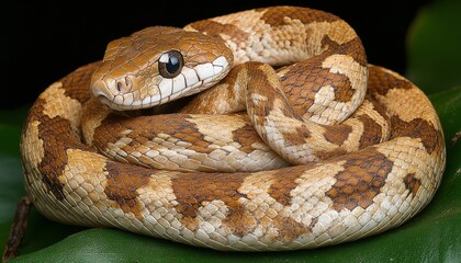 Fototapeta premium Snakes intertwined emblematic representation of the year of the snake for chinese new year 2025