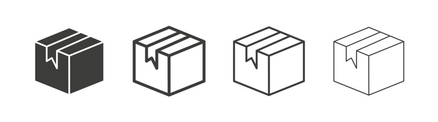 Package liner icon vector set.