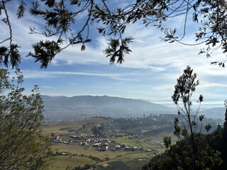Paisaje divino hermoso con mucha naturaleza