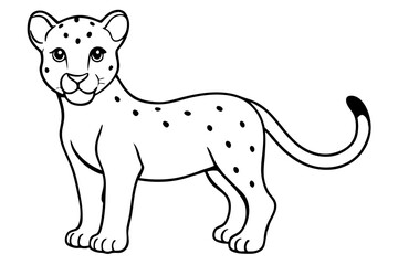 Learn to Draw a Cheetah Cub with Stunning Vector Style
