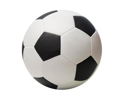 Fototapeta Football Soccer Ball on White Background