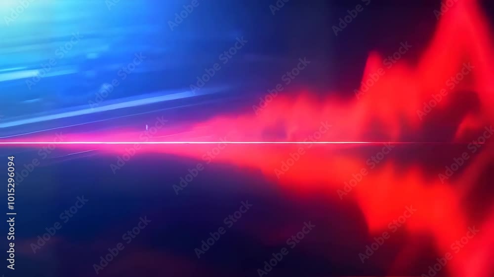 Poster Digital heart rate monitor with dynamic red waveform on screen