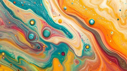 Fototapeta premium Mesmerizing Marble: An Enchanting Abstract Masterpiece