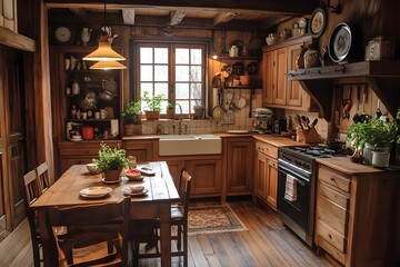 French country kitchen