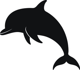 Obraz premium Dolphin Silhouette Vector