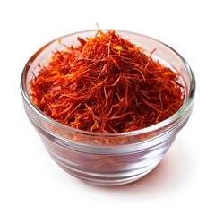 Fototapeta premium saffron in a bowl isolated