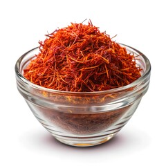 Fototapeta premium saffron in a glass bowl