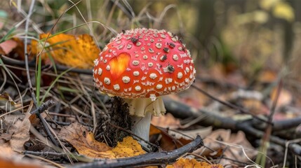 Mushroom photographed on a basic background, amazing mushroom closeup. Background sober, mushroom bold.