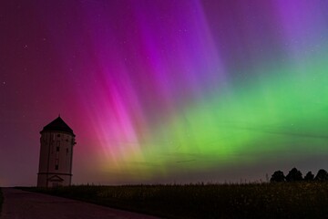 Polarlichter über Deutschland