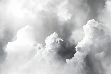 Gray color. Abstract background of textured gray clouds suggesting an impending storm or dramatic atmosphere.