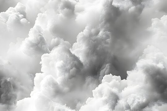 Gray color. Abstract background of textured gray clouds suggesting an impending storm or dramatic atmosphere.
