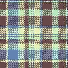40s seamless texture plaid, no people textile fabric check. Madras vector background tartan pattern in light and pastel colors.