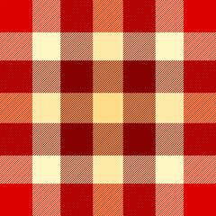 Silky seamless plaid pattern, sexual tartan texture background. Dreamy vector fabric textile check in red and maroon colors.