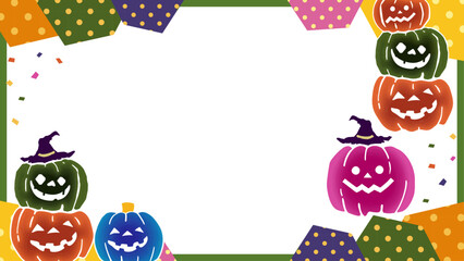 ハロウィンパーティーフレーム