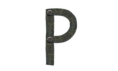 P Made Of Wood and screw on it, Wooden alphabets , p PNG .wooden font letter , number one made of metal old wooden arrow sign, old alphabet