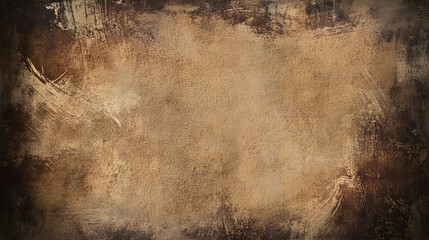 A dry brush stroke background with rough edges and visible bristle marks forming a grungy texture