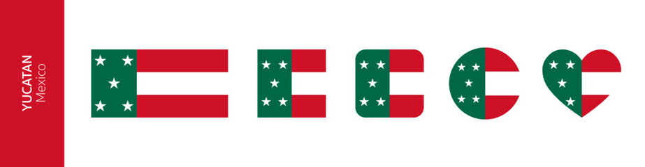 Flag of Yucatan state, Mexico