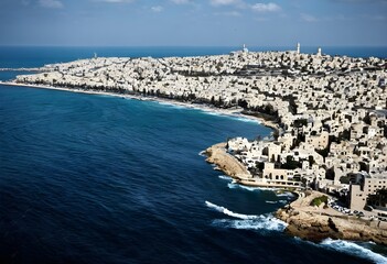 Obraz premium A view of the Town of Jaffa in Israel