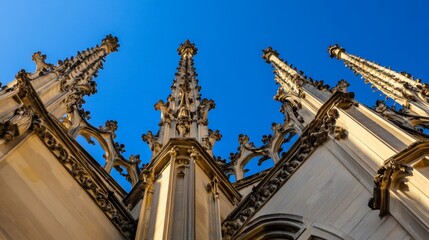 Stunning Gothic Cathedral Spires Reaching for the Heavens