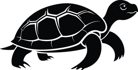 Turtle silhouette vector art.eps