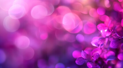 Vibrant and Ethereal Floral Bokeh