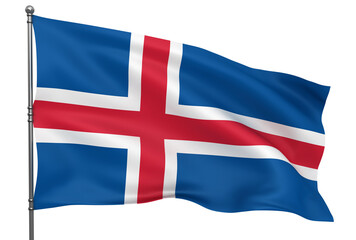Icelandic flag