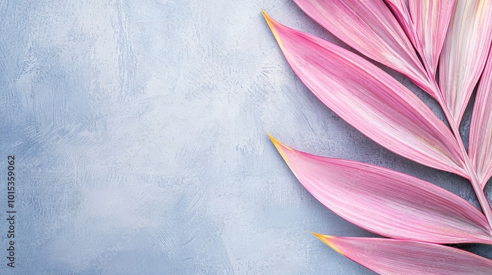 Canvas Prints   A zoomed-in photo of a rosebud against a sky-colored backdrop with space for captioning on the right