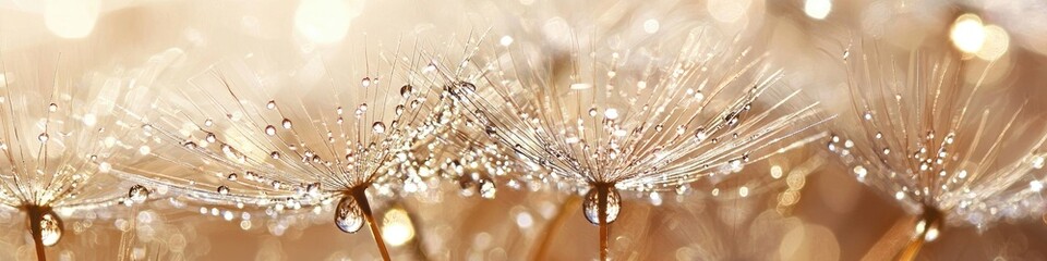 close up dandelion macro. Selective focus