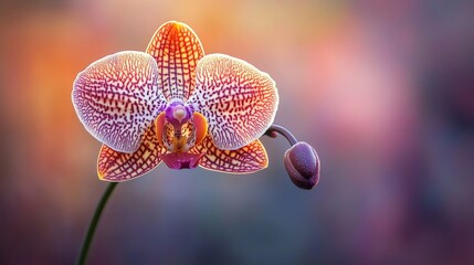 Vibrant Orchid Bloom: A Captivating Close-up