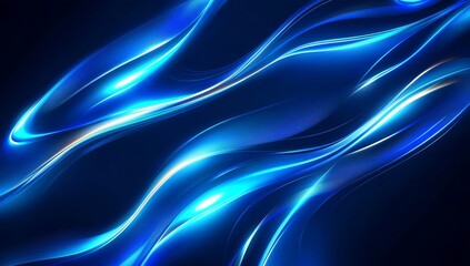 Fototapeta premium A minimalistic abstract black and blue background with generative AI.