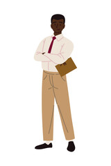 african american entrepreneur man character