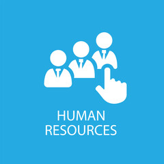 Human resources sign icon hr symbol vector image