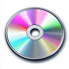 Optical disk raster illustration in high quality