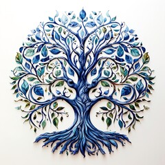 tree of life with white background