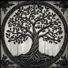 ornament on the wall