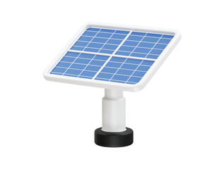Solar power station panel icon illustration