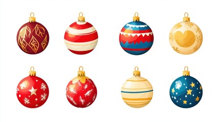 Isolated decoration ornament for holiday season.
