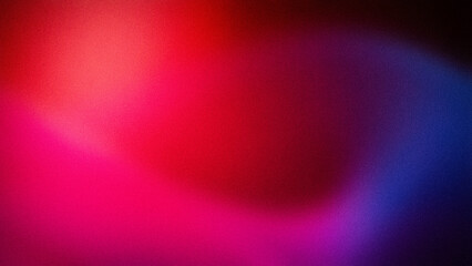 A vibrant gradient blending rich shades of red, pink, and blue, featuring a grainy texture. Perfect for 4K backgrounds, artistic designs, and bold wallpapers