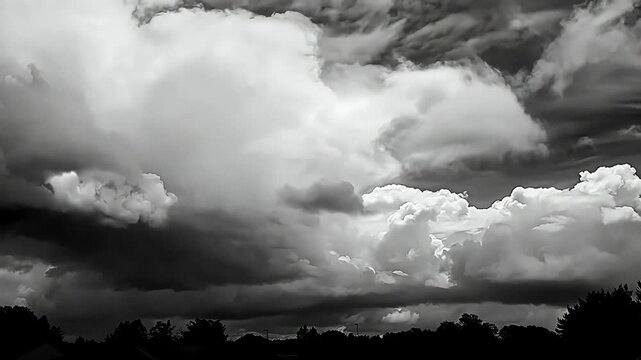 cloudy sky fastmoving black white cumulus clouds power nature&rsquo;s stormy ather incaptivating cinematic format cloud dark time lapse storm timelapse background hurricane wind