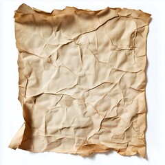 Crumpled brown paper texture with light and dark shades.