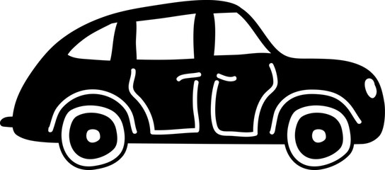 Retro Car Doodle