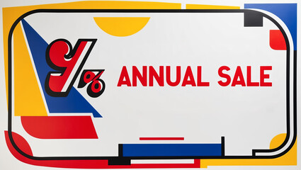 Naklejka premium Sale advertisement label. retail promotions, e-commerce campaigns, and marketing materials.